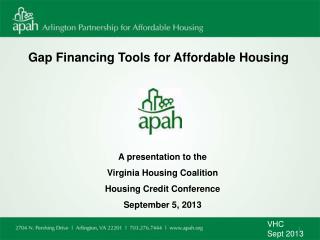 Gap Financing Tools for Affordable Housing