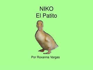 NIKO El Patito