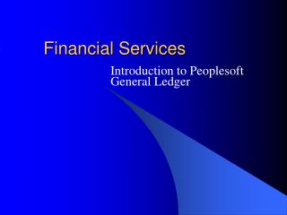 Financial Services