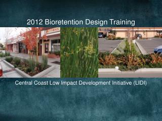 2012 Bioretention Design Training