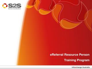 eReferral Resource Person Training Program