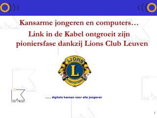 Kansarme jongeren en computers…