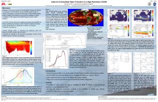 Antarctic Intermediate Water Formation in a High-Resolution OGCM