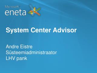 System Center Advisor