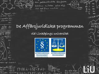 De Affärsjuridiska programmen vid Linköpings universitet