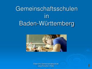 Gemeinschaftsschulen in Baden-Württemberg