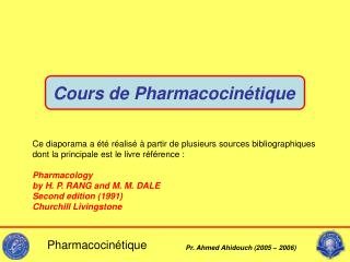 Pharmacocinétique