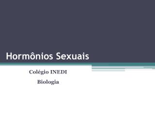 Hormônios Sexuais