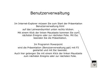 Benutzerverwaltung