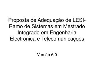 Versão 6.0