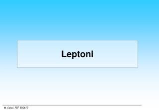 Leptoni