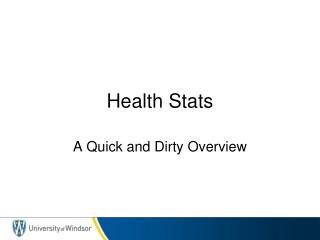 Health Stats