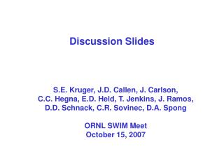 Discussion Slides