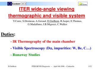 ITER wide-angle viewing thermographic and visible system