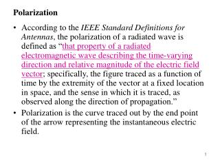 Polarization