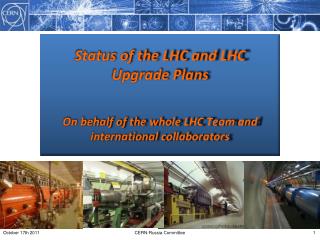 LHC Status : 2011 – so far …