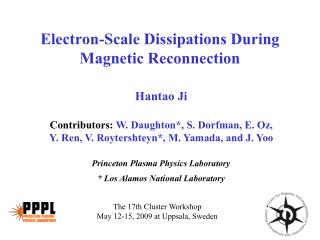 Electron-Scale Dissipations During Magnetic Reconnection