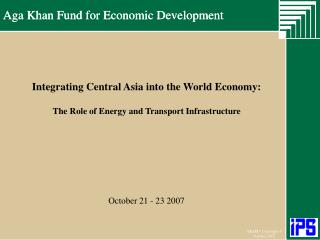 Aga Khan Fund for Economic Development