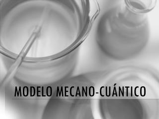 Modelo mecano-cuántico