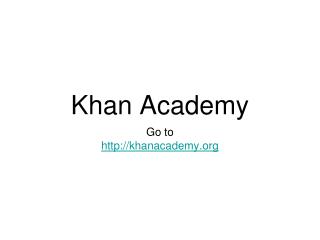 Khan Academy