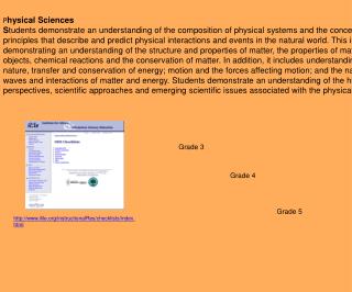 P hysical Sciences