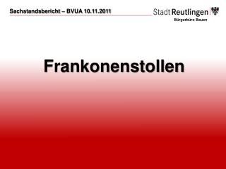 Sachstandsbericht – BVUA 10.11.2011