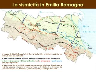 La sismicità in Emilia Romagna