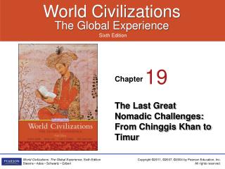 The Last Great Nomadic Challenges: From Chinggis Khan to Timur