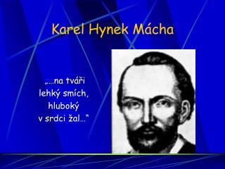 Karel Hynek Mácha