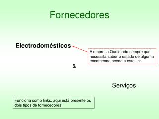 Fornecedores