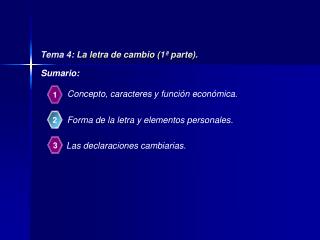 Tema 4: La letra de cambio (1ª parte).