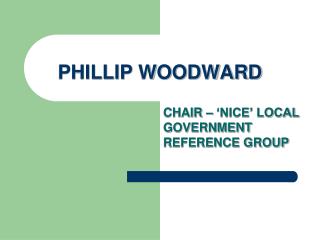 PHILLIP WOODWARD