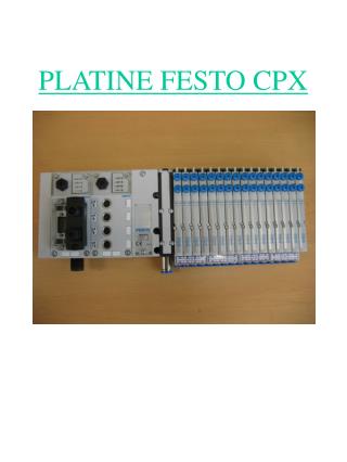 PLATINE FESTO CPX