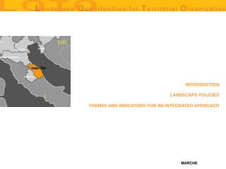 THEMES AND INDICATORS FOR AN INTEGRATED APPROACH