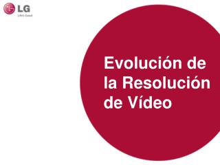 Evolución de la Resolución de Vídeo