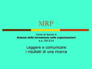 MRP