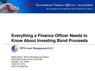 Everything a Finance Officer Needs to Know About Investing Bond Proceeds