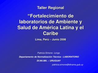 Taller Regional