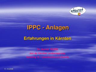 IPPC - Anlagen