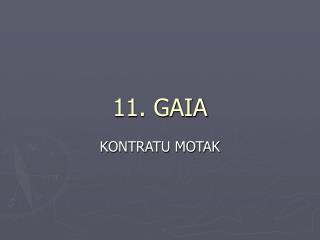 11. GAIA