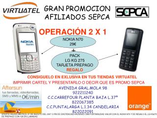 GRAN PROMOCION AFILIADOS SEPCA
