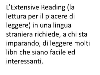 Libri facili così si può leggere velocemente .