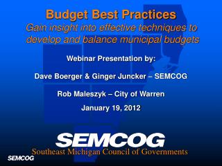 Southeast Michigan Council of Governments