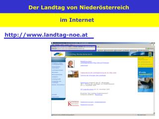 Der Landtag von Niederösterreich