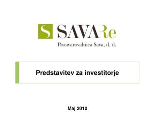 Predstavitev za investitorje