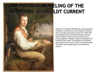 BIO-PHYSICAL MODELING OF THE NORTHERN HUMBOLDT CURRENT