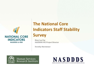 The National Core Indicators Staff Stability Survey