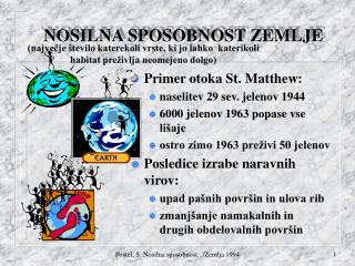 NOSILNA SPOSOBNOST ZEMLJE