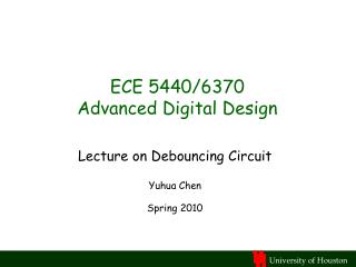 ECE 5440/6370 Advanced Digital Design