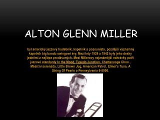 Alton Glenn Miller